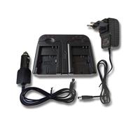 vhbw Chargeur double compatible avec Canon Digital Ixus 110 is, 115 HS, 117 HS, 100 IS caméra caméscope action-cam + témoin de charge 4.2/8.4 V