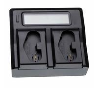 vhbw Chargeur double compatible avec Canon LP-E19, LP-E4 pour caméra action-cam + écran LED 8.4/12.6/16.8 V
