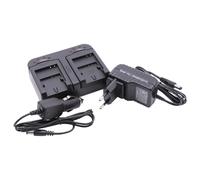 vhbw Chargeur double compatible avec Canon PowerShot A3000 IS, A2200, A3100IS, A3000IS caméra caméscope action-cam + témoin de charge 4.2/8.4 V