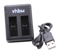 vhbw Chargeur double compatible avec GoPro Hero ASST1, CHDHX-501 caméra caméscope action-cam - Station, témoin de charge