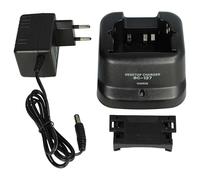 vhbw Chargeur Double Compatible avec Icom IC-A24, IC-F11, IC-A6, IC-A6E, IC-A24E Batteries de Radio - Socle + Prise