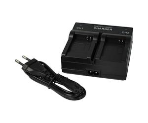 vhbw Chargeur Double Compatible avec Kodak EasyShare M583, M873, M883, M577, M580, M750 caméra caméscope Action-cam + témoin de Charge