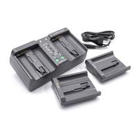 vhbw Chargeur double compatible avec Nikon D2H, D2Hs, D2X, D2Xs, D3, D3s, D3X, D4, D6, F6 caméra, action-cam - Chargeur, témoin de charge