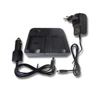 vhbw Chargeur double compatible avec Ricoh DB-70, DB-60 caméra caméscope action-cam - Station, témoin de charge