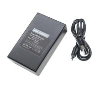 vhbw Chargeur double compatible avec Saramonic VmicLink5 RX, TX, RX+, TX+ caméra action-cam + câble micro-USB + écran LED 8,4 V