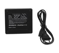 vhbw Chargeur double compatible avec Sokkia MONMOS NET1 200 3D STATIONS, NET05, NET05X, NET1 appareil de mesure / batterie - Noir, plastique