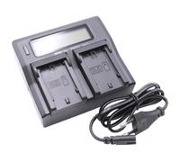 vhbw Chargeur double compatible avec Sony Alpha A6600, A7S III, A6700, A9, ILCE-6600, A7C R, ILCE-6700, A7R III, A7 V caméra action-cam