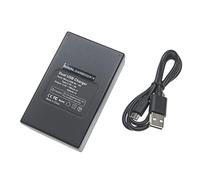 vhbw Chargeur Double Compatible avec Sony Cybershot DSC-HX90, DSC-HX80, DSC-HX60V caméra Action-cam + câble Micro-USB + écran LED 4,2 V