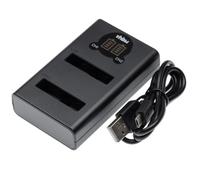 vhbw Chargeur duo USB pour GPS compatible avec Klicktel EN-EL5