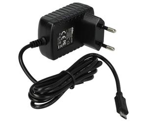vhbw Chargeur Micro-USB 1,0 A / 5V Compatible avec Jabra Supreme UC, Motion UC Smartphone, Tablette, Lecteur MP3, etc. Noir