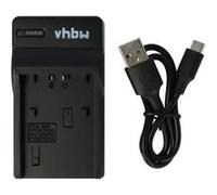 vhbw Chargeur Micro USB câble pour caméra Sony Batterie NP-FH100, NP-FH30, NP-FH40, NP-FH50, NP-FH60, NP-FH70, NP-FP30, NP-FP50, NP-FP60, NP-FP70.