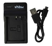 vhbw Chargeur Micro-USB Compatible avec Canon EOS Rebel T3, Rebel T5, Rebel T6, Rebel T7 caméra caméscope + câble Micro-USB + témoin de Charge