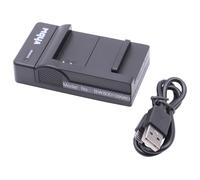 vhbw Chargeur micro-USB compatible avec Samsung Wave 3 GT-S8600 Wave batterie de téléphone - Station + câble micro-USB