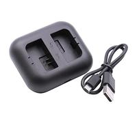vhbw Chargeur Double USB Compatible avec Sony Alpha 6100, 6400, A6400 caméra, Action-cam - Chargeur, témoin de Charge