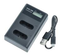 vhbw Chargeur Micro-USB + USB-C Double Compatible avec Sony caméscope HDR-AS300, HDR-AS30 caméra Action-cam + câble Micro-USB + témoin de Charge