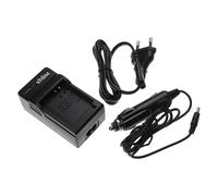 vhbw Chargeur remplacement pour Canon CB-2LHE pour caméra caméscope action-cam + câble de voiture + témoin de charge