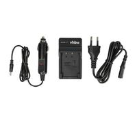 vhbw Chargeur remplacement pour Casio BC-60L pour caméra caméscope action-cam + câble de voiture + témoin de charge 4,2 V