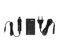 vhbw Chargeur Remplacement pour Sony BC-VM10 pour caméra caméscope Action-cam + câble de Voiture + témoin de Charge 8,4 V