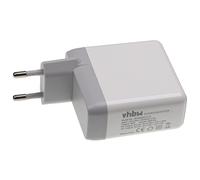 vhbw Chargeur secteur USB C compatible avec Apple iPod Touch 4th Gen, Touch 5th Gen - Adaptateur prise murale - USB (max. 9 / 12 / 5 V), blanc / gris