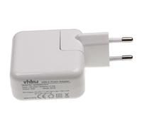 vhbw Chargeur secteur USB C compatible avec Apple Macbook Air 2018, 2020, 2019, M1 - Adaptateur prise murale - USB (max. 15 / 9 / 5 V), blanc