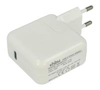vhbw Chargeur Secteur USB C Compatible avec Apple Macbook Pro 15" 2017, 15" 2018, 15" 2019 - Adaptateur Prise Murale - USB (Max. 15/9 / 5 V), Blanc