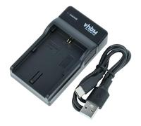 vhbw Chargeur USB-C Compatible avec Canon LP-E6NH | LP-E6N, LP-E6, LC-E6E pour caméra + câble USB-C + témoin de charge