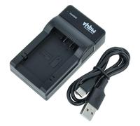 vhbw Chargeur USB de Batterie Compatible avec Leica V-Lux 2, 3, 4 Batterie Appareil Photo Digital, DSLR, Action cam