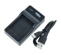 vhbw Chargeur USB-C Compatible avec Panasonic DMW-BCK7 caméra + câble USB-C + témoin de Charge