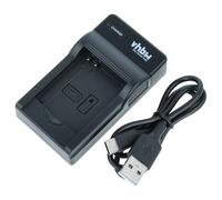 vhbw Chargeur Compatible avec Panasonic DMW-BCL7, DMW-BCL7E caméra caméscope Action-cam - Station, témoin de Charge