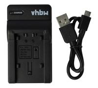 vhbw Chargeur USB-C Compatible avec Panasonic HC-V500, HC-V100M, HC-V100, HC-V10 caméra caméscope Action-cam + câble USB-C + témoin de Charge