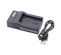 vhbw Chargeur USB-C compatible avec Panasonic HDC-HS80, HDC-HS60, HDC-SDX1, HDC-SD99 caméra caméscope action-cam + câble USB-C + témoin de charge