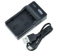 vhbw Chargeur USB-C Compatible avec Panasonic Lumix DMC-FZ4, DMC-FZ5, DMC-FZ7, DMC-FZ50 caméra caméscope + câble USB-C + témoin de Charge