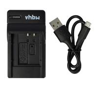 vhbw Chargeur USB-C Compatible avec Ricoh DB-110, G900, G900SE, GR III, WG-6 caméra + câble USB-C + témoin de Charge