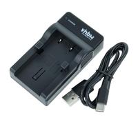 vhbw Chargeur USB-C Compatible avec Sanyo DB-L10, DB-L10AX pour caméra caméscope + câble USB-C + témoin de Charge