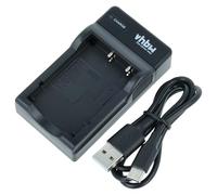 vhbw Chargeur USB-C Compatible avec Sanyo Xacti DMX-HD1000, HD1000, HD1010, HD2000, TH1, VPC-E1090, VPC-E760, VPC-E860 caméra + câble USB-C + témoin de Charge