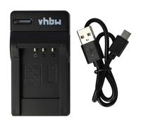 vhbw Chargeur USB de Batterie Compatible avec Sanyo Xacti VPC-CA100, VPC-GC10, VPC-CG20, VPC-CG21 Batterie Appareil Photo Digital, DSLR, Action cam