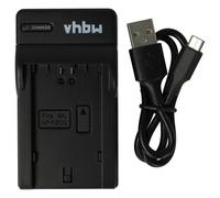 vhbw Chargeur USB-C compatible avec Sony ZV-E10 II, ILME-FX2A, ILME-FX3A, ZV-E1, FX2, FX3 caméra action-cam + câble USB-C + témoin de charge