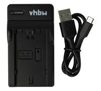vhbw Chargeur USB-C remplacement pour Sony BC-QZ1 pour caméra action-cam + câble USB-C + témoin de charge