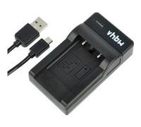 vhbw Chargeur USB Compatible avec Fujifilm NP-45, NP-45A caméra caméscope Action-cam + témoin de Charge 4,2 V
