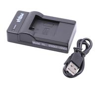 vhbw Chargeur USB compatible avec Qumox SJ5000 WiFi, SJ6000 caméra caméscope action-cam + témoin de charge 4,2 V