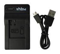 vhbw Chargeur USB compatible avec Qumox Sport Camera DX 288812, DX 288813, SJ4000, SJ5000 caméra caméscope action-cam + témoin de charge 4,2 V