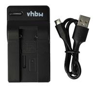 vhbw Chargeur USB Compatible avec Ricoh i 5000, RDC-7S, RDC-7, RDC-6000 caméra caméscope Action-cam + témoin de Charge 4,2 V