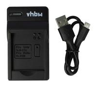 vhbw Chargeur USB Compatible avec Rollei Actioncam 230, 410, 240, 400 caméra caméscope Action-cam + témoin de Charge