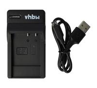 vhbw Chargeur USB Compatible avec Sanyo Xacti VPC-CA9, VPC-CA8, VPC-CG6, VPC-CA6 Active caméra caméscope Action-cam + témoin de Charge 4,2 V
