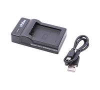 vhbw Chargeur USB compatible avec Sony Alpha ILCE-6000, ILCE-6300, ILCE-7RM2, NEX-3, NEX-3A caméra, action-cam - Chargeur, témoin de charge