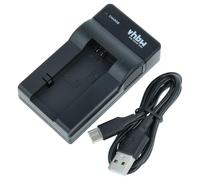 vhbw Chargeur USB compatible avec Sony Cybershot DSC-F77, DSC-FX77, DSC-P2, DSC-P12, DSC-P10 caméra caméscope action-cam + témoin de charge 4,2 V