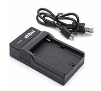 vhbw Chargeur USB Compatible avec Sony NP-F750SP, NP-F930, NP-F950, NP-FM30, NP-FM50, NP-FM55H, NP-FM500H, NP-FM70 caméscope + témoin de Charge 8,4 V