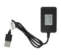 vhbw Chargeur USB Compatible avec Wltoys 12404, 12427, 12428 Batterie de modélisme RC avec Connexion JST XH-3P - 55 cm 7,4 V