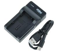 vhbw Chargeur USB de Batterie Compatible avec Canon Legria FS305, FS306, FS406, HF M307, HG10, HG20 Batterie Appareil Photo Digital, DSLR, Action cam