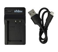 vhbw Chargeur USB de Batterie Compatible avec Canon Powershot G10, G11, G12, SX30 is Batterie Appareil Photo Digital, DSLR, Action cam